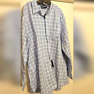 Men's Big and Tall Náutica Stretch  dress button down shirt